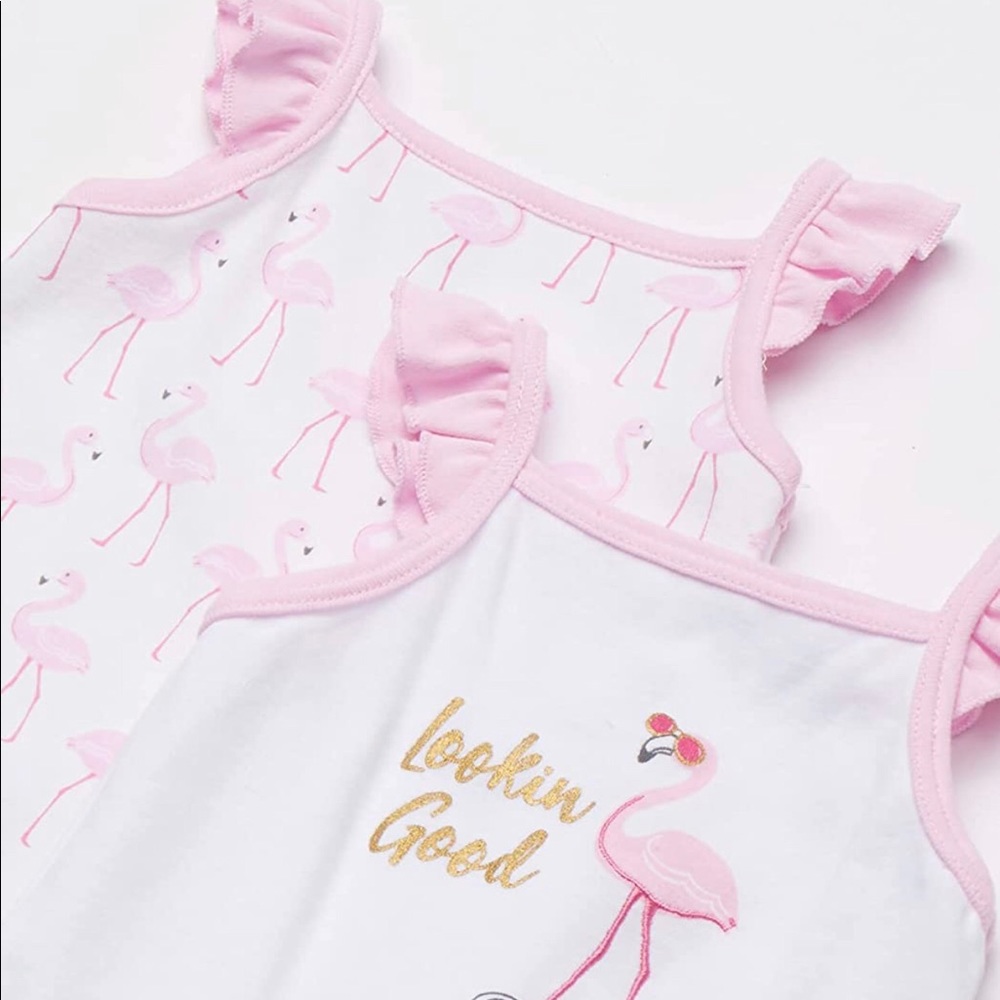 Bundle of 5 Baby Sleeveless Bodysuit - Picture 3 of 5
